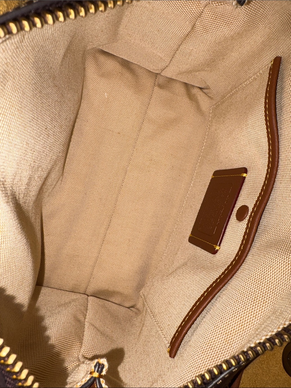 Coach Rogue 25 Regenerative Leather In Hay - Picture 9 of 16